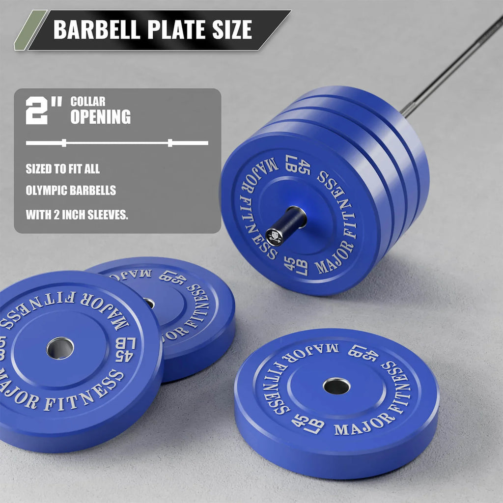 Low Bounce Weight Plates – 45 lb – Blue – 2 pcs