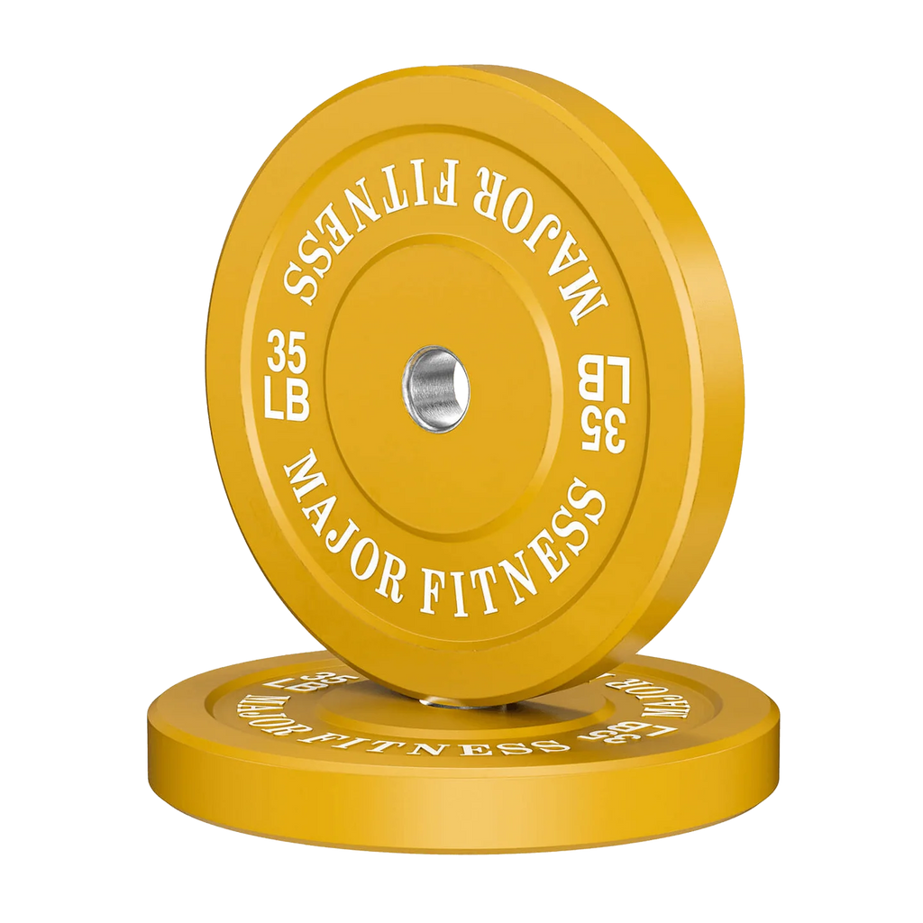 Low Bounce Weight Plates – 35 lb – Yellow – 2 pcs