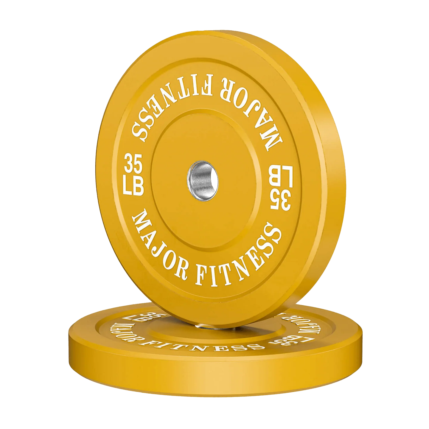Low Bounce Weight Plates – 35 lb – Yellow – 2 pcs