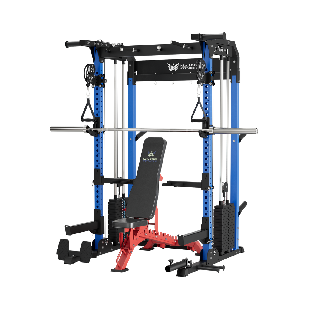 F22 Pro Power Rack All-In-One Home Gym, with dual independent pulley system