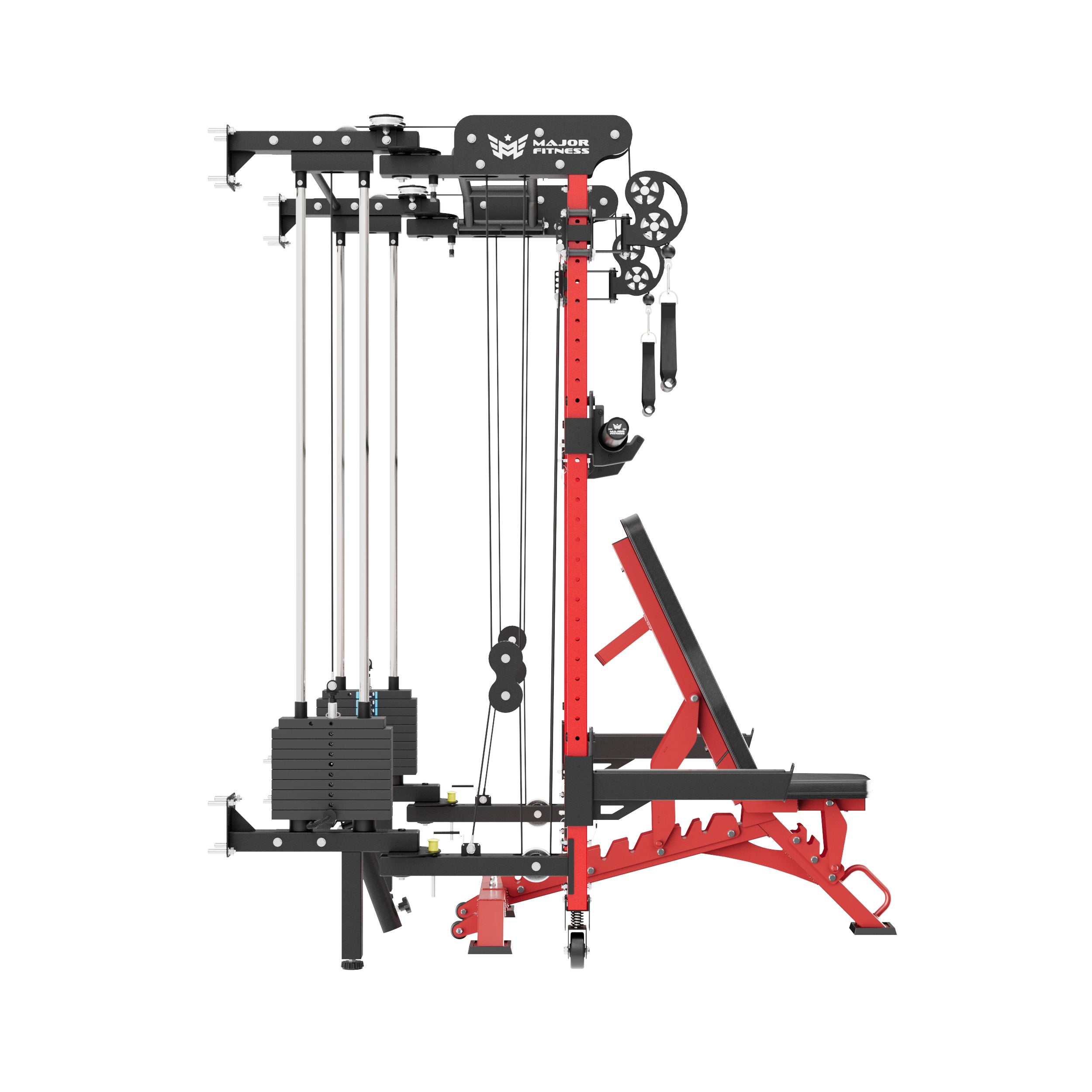 Lightning F35 Pro Wall Mounted Folding Power Rack All-In-One Home Gym