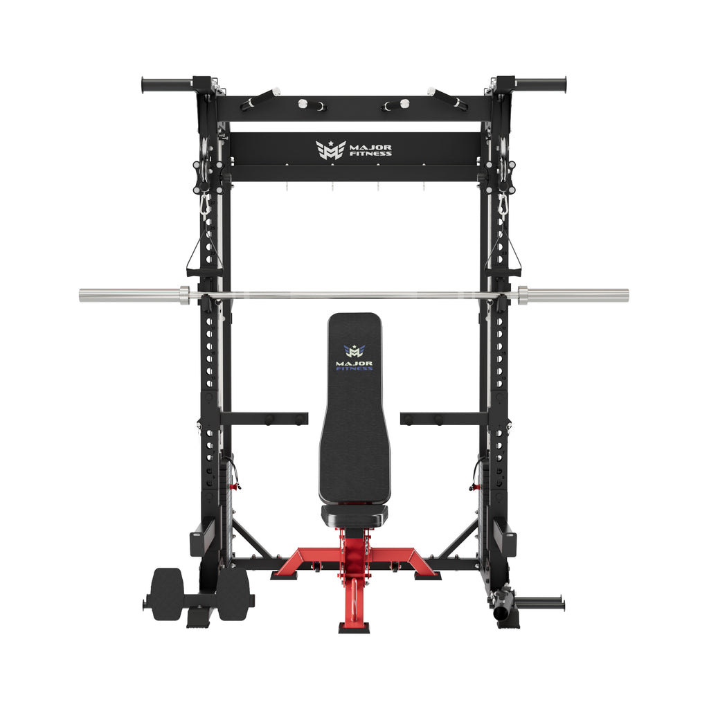F22 Pro Power Rack All-In-One Home Gym, with dual independent pulley system