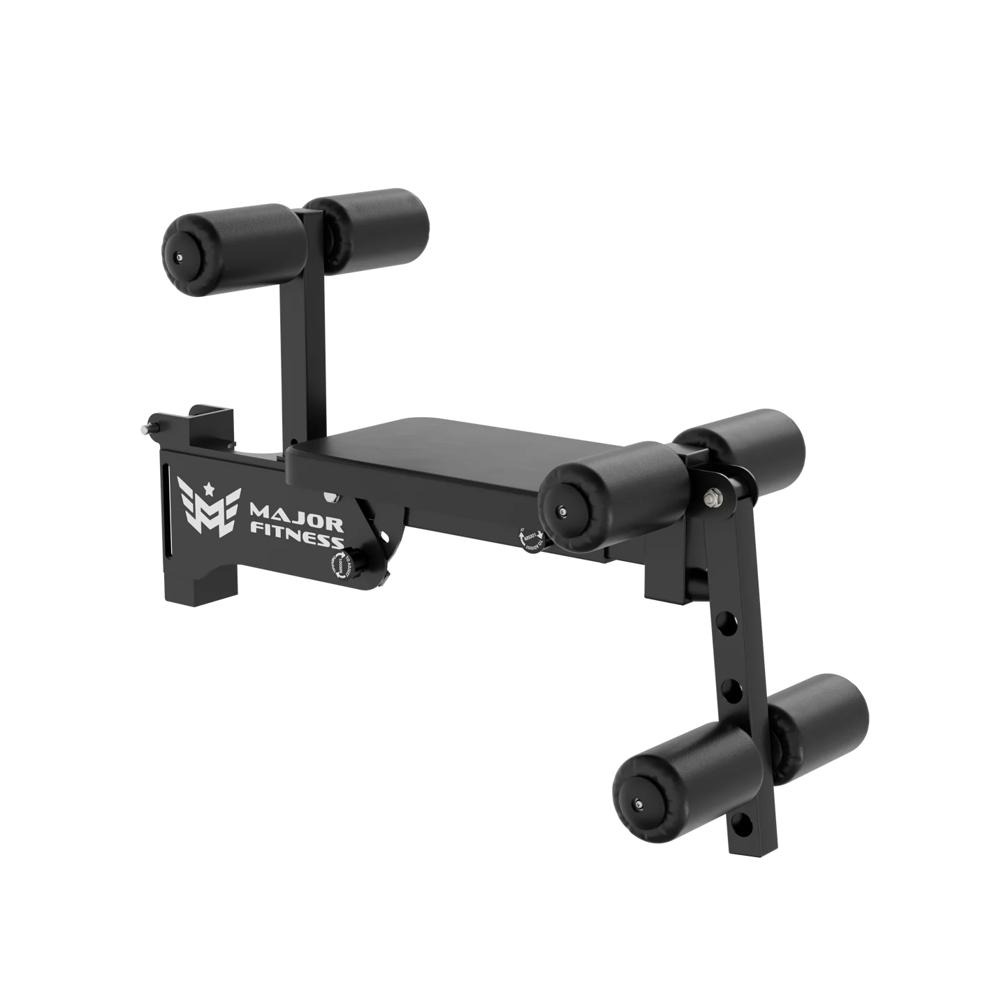 Rack Mounted Leg Extension Accessory – 2×3" Upright – Black