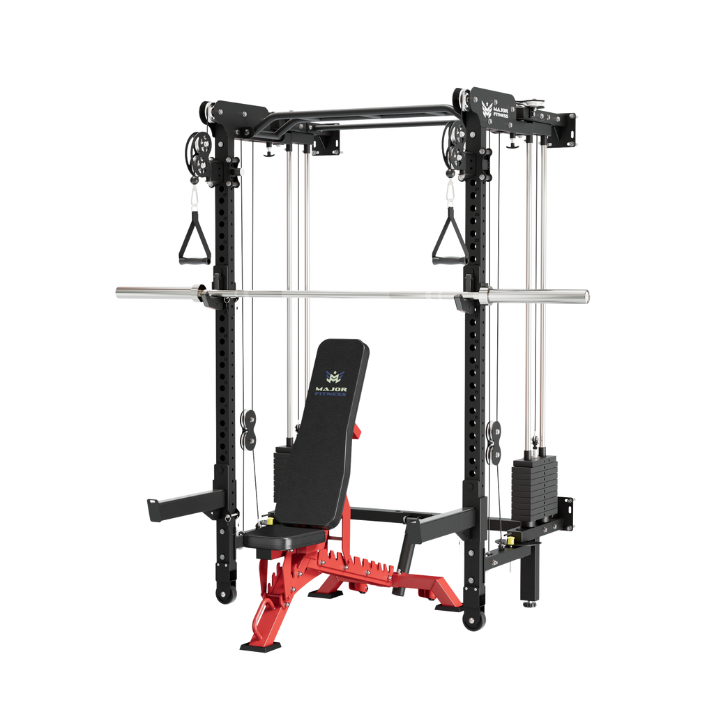 Lightning F35 Pro Wall Mounted Folding Power Rack All-In-One Home Gym