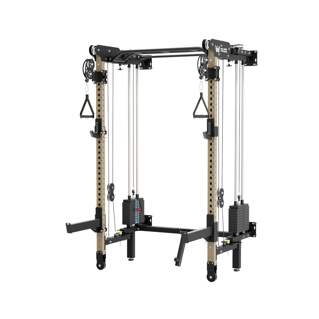 Lightning F35 Pro Wall Mounted Folding Power Rack All-In-One Home Gym