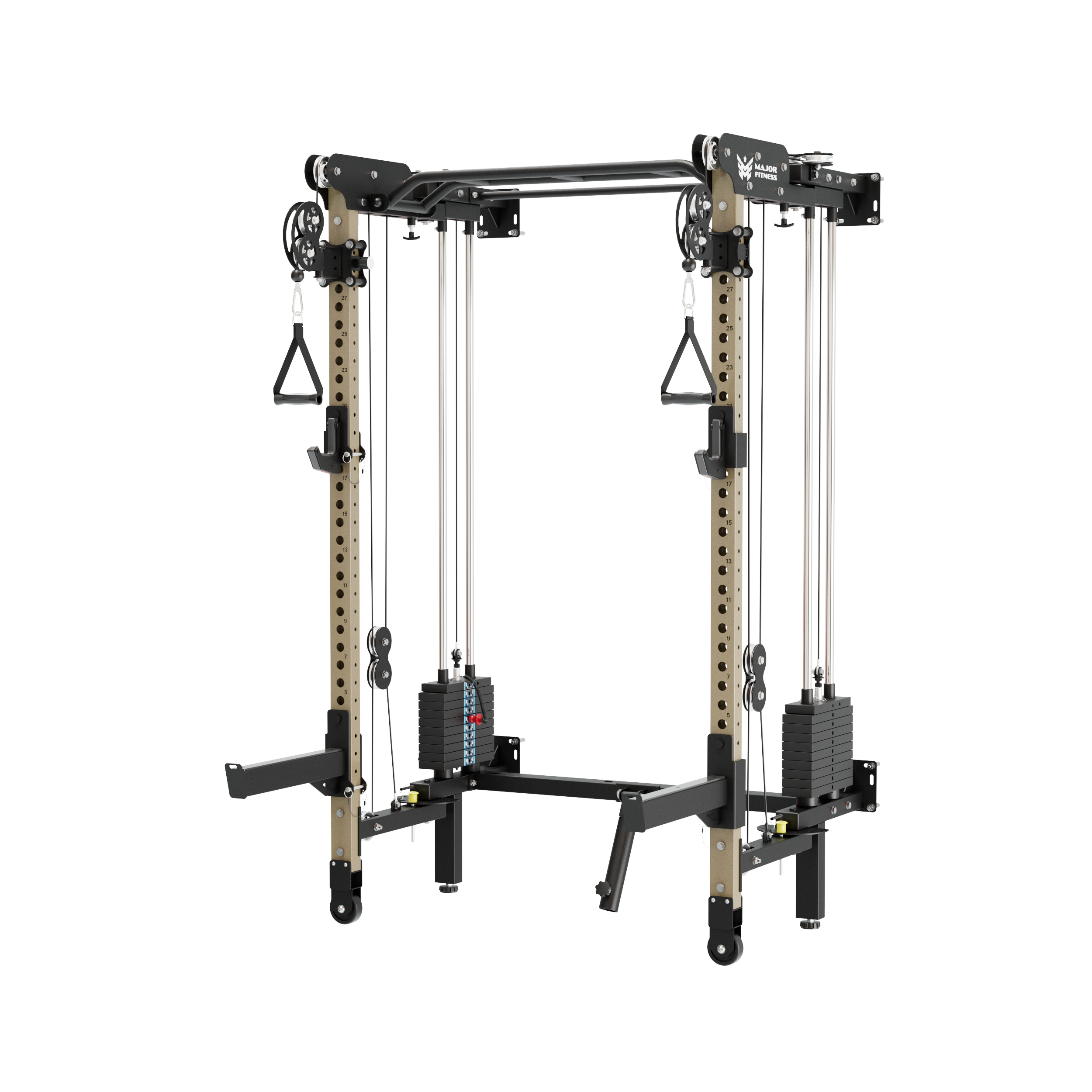 Lightning F35 Pro Wall Mounted Folding Power Rack All-In-One Home Gym