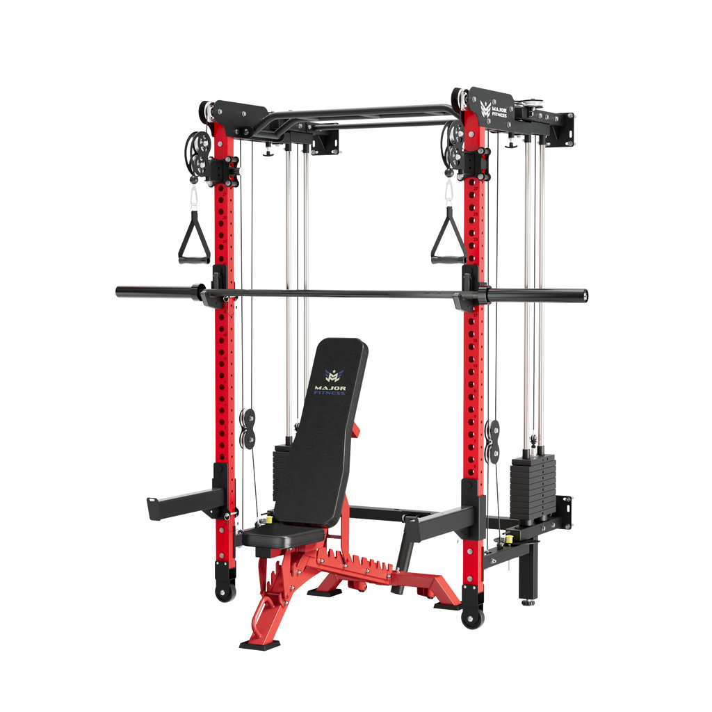 Lightning F35 Pro Wall Mounted Folding Power Rack All-In-One Home Gym