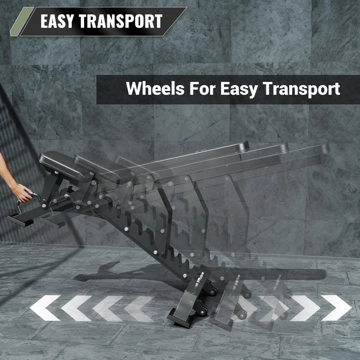 Adjustable Bench | 1300Lbs Capacity Weight Bench PLT01