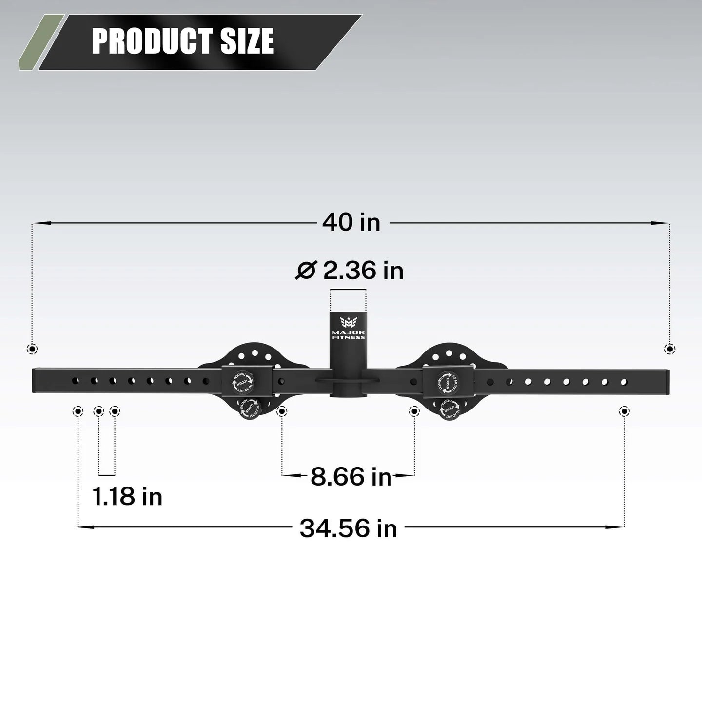 Multifunctional Handle Bar - Black