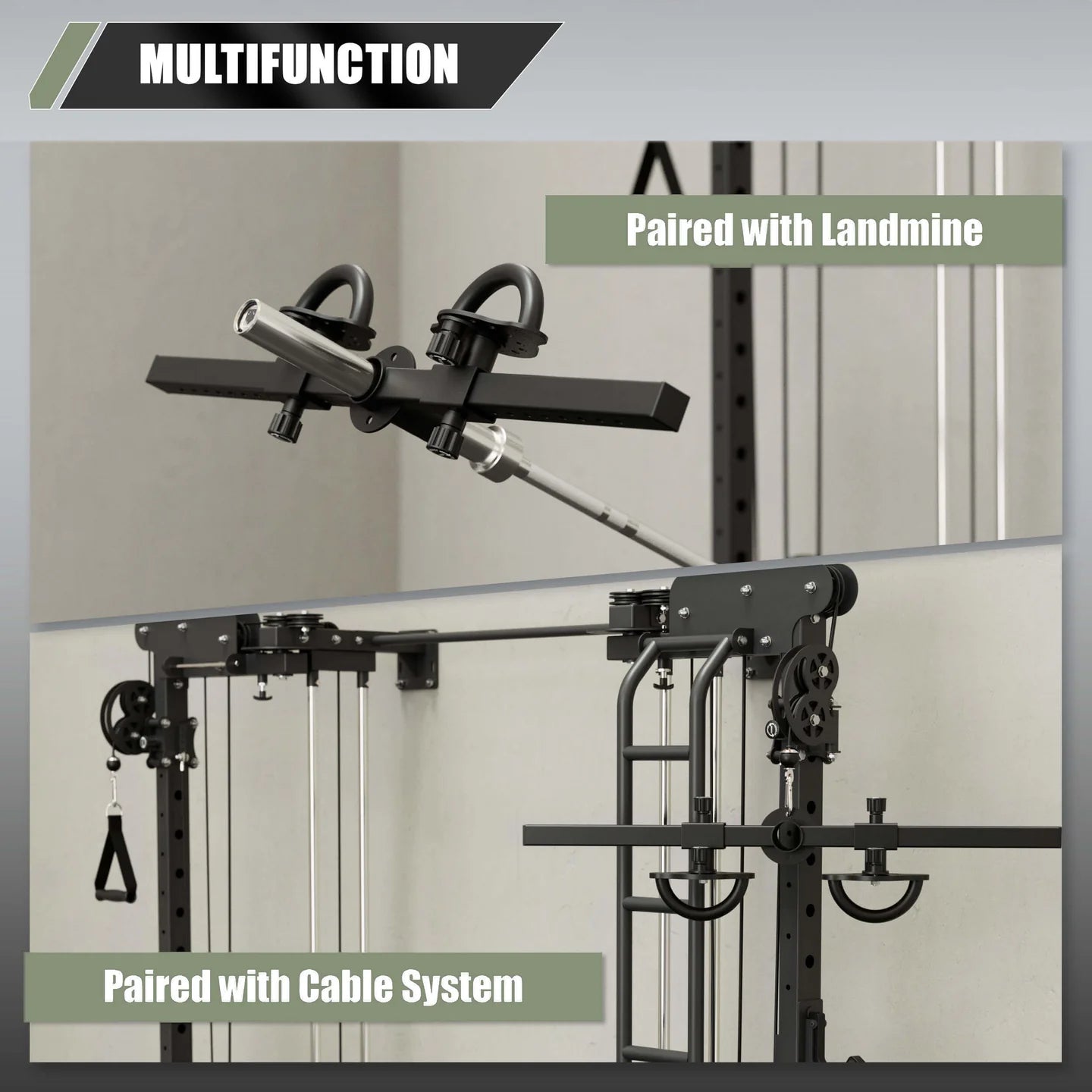 Multifunctional Handle Bar - Black